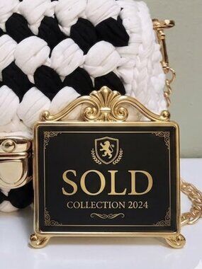 Handmade Chunky Knit Marshmallow Woven Hand Bag 🖤🤍